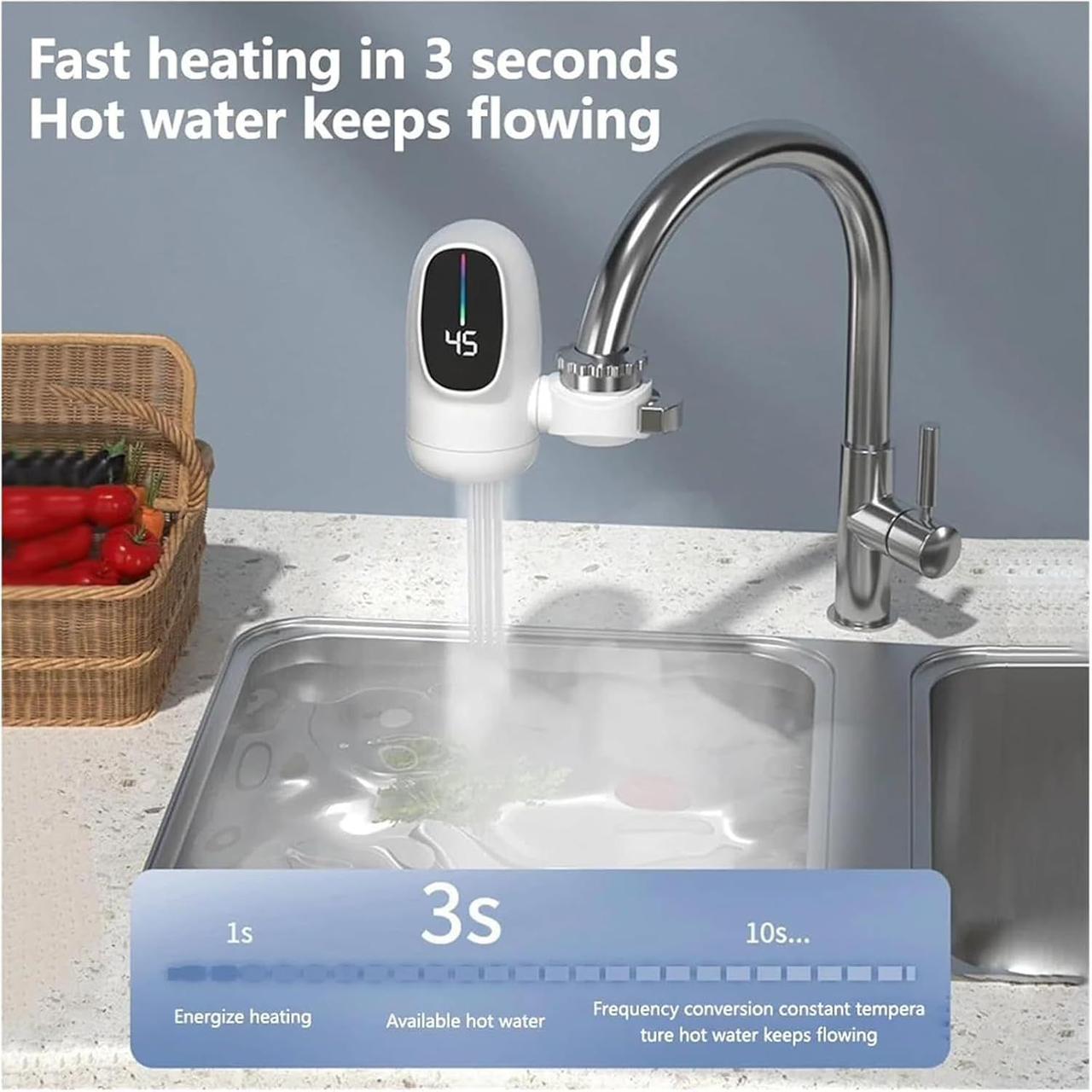 Immediate Electric Water Heater Faucet