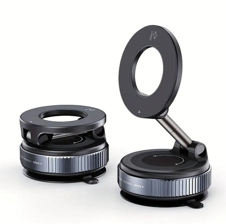 Vacuum suction mobile phone holder