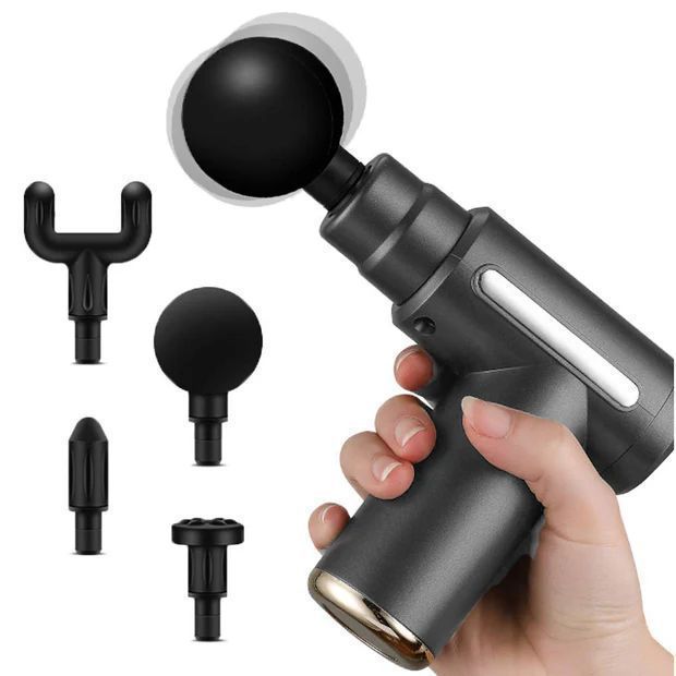 4in1 Rechargeable 6 Modes Gun Massager