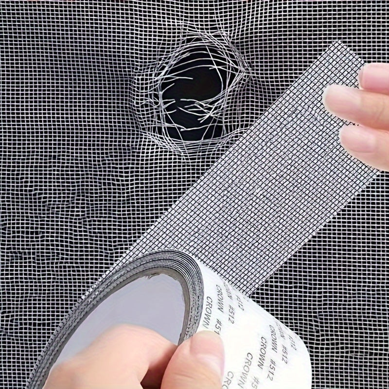 5x200cm Screen Repair Tape – Super Strong Self-Adhesive Waterproof Mesh Patch for Windows, Doors & Mosquito Nets