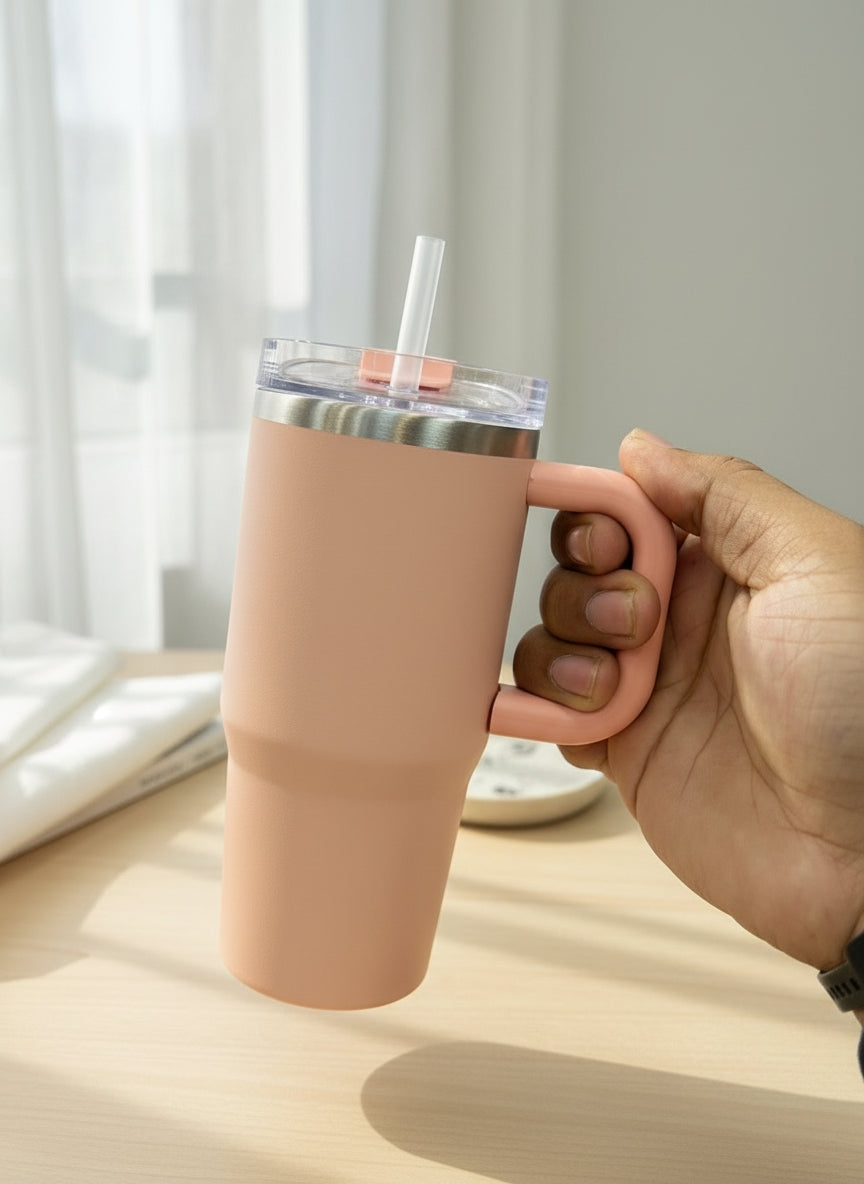 500ml 20oz Mini Stanley Tumbler for Kids (Stainless Steel)