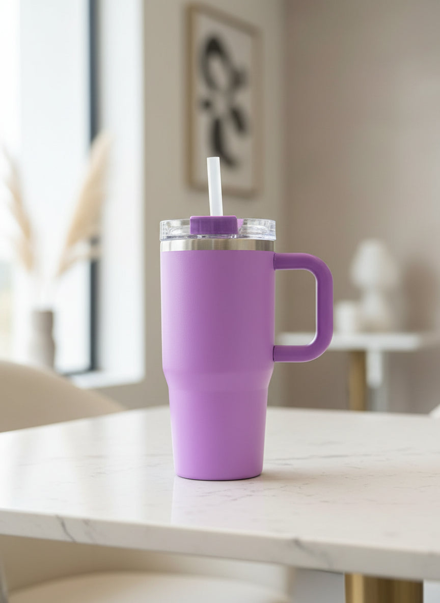 500ml 20oz Mini Stanley Tumbler for Kids (Stainless Steel)